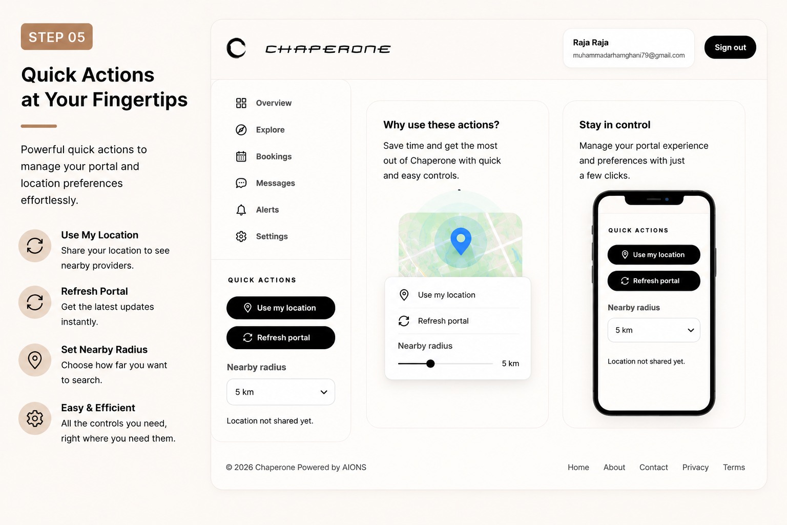 Step 5: Use quick actions